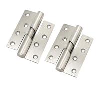 OATIPHO Cerniera Automatica per Porta in Acciaio Inox Coppia per Armadio e Bagno Chiusura Silenziosa e Resistente Adatta per Porte in Legno Ferro e Vetro Installazione Facile e