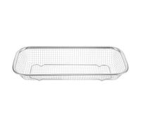 OATIPHO Cestello Colino in Acciaio Inox 304 Rettangolare Fori Larghi, Scolapiatti Portatile per Frutta e Verdura, Filtro da Cucina Resistente senza Odori per Uso Quotidiano