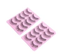 OATIPHO Ciglia Finte Decorative Diamanti Neri Fibra Artificiale Design Chic Per Aprire Lo Sguardo e Dettagli Di Trucco