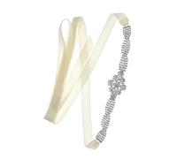 OATIPHO Cintura Della Catena Dell'artiglio Del Ritaglio Addio Al Nubilato Vestaglia Fascia Da Sposa in Raso Cinture Per Da Sposa Cintura Per Le Donne Giarrettiere Poliestere Silver