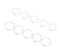 OATIPHO Clip a Molla per Faretti da Incasso Mr11 e Mr16 Morsetti di Supporto Lampada in Set da 10 Pezzi Clip Leggera Doppia Orecchia per Fissaggio Sicuro Adatte per Negozi Spazi