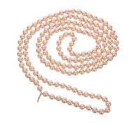OATIPHO Collana Lunga Donna con Perle Finte Strati Accessorio Sposa Elegante e Casual Collana in Perle di Vetro Color Crema per Abiti Formali e Quotidiani