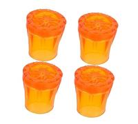 OATIPHO Copri-stampella Antiscivolo in Gomma 4 Pezzi, Tappetino Piedini Per Stampelle Resistente e Flessibile, Protezione Per Gambe Bastoni Da Passeggio Uso Quotidiano Casa e Riabilitazione