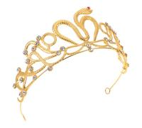 OATIPHO Corona di Serpente Strass per Sposa Copricapo da Sposa Decorato Strass Unici e Misteriosi per Matrimoni e Feste