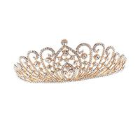 OATIPHO Corona per Copricapo Nuziale Strass Adatta per Matrimoni e Feste Realizzata Stabile sulla Testa come Accessorio per Costumi di Scena e Regali per Donne e Ragazze