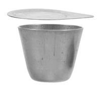 OATIPHO Crogiolo di Nichel con Coperchio 30 Ml Resistente Alte Temperature per Laboratorio Chimico e Fusione Metalli Crogiolo Piccolo Multiuso per Creazione Gioielli e Analisi Termica