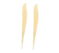 OATIPHO Cucchiaio Orecchie 2 Pezzi Strumento Ergonomico in Silicone Morbido Rimozione del Cerume Pulitore per Adulti