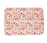 OATIPHO Custodia per Ferri da Maglia Oxford Cerniera Organizer Portatile per Uncinetti e Aghi da Tessitura Borsa da Cucito Compatta per Kit Lavori a Maglia Fai da Te