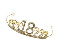 OATIPHO Decorazione Della Torta Della Topper Per Torta Piccola Corone Per La Decorazione Diademi Di Compleanno Di Cristallo Diadema Per Torta Golden