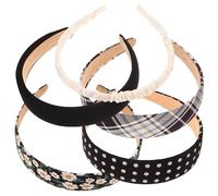 OATIPHO Fasce Per Larghe 5 Pezzi Set Di Fasce in Tessuto Per Donne Modelli Eleganti