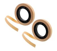 OATIPHO Fascette di Carta Moneta per Banconote 2 Pezzi Gialli Cinturini per Soldi Autoadesivi a Bassa Temperatura Organizer per Banche e Uffici Finanziari Avvolgimento Regolare e