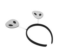 OATIPHO Fascia Aliena Costume Da Ragazza Aliena Fascia Dell'antenna Costume Marziano Fasce Di Halloween Per Le Donne Accessori Per Alieni Costumi Alieni Per Le Donne Stoffa Silver