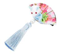 OATIPHO Fermaglio Per Capelli Forma Di Kimono Sposa Coniglietto e Carote Per Pasqua Matrimoni e Feste Teni La Frangia Lontana Dal Viso Questo Fermaglio Ventaglio