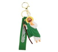 OATIPHO Gesù Keychain Locket Keechchains Unico Borsa Sospesa Decorazione Per Keetchain Keimchain Jesus Pendant Pendery Cartoon Chiave Borse Keychain Metal Keyrings Pvc Soft