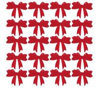 OATIPHO Ghirlanda di Fiocchi Rossi in Feltro Riutilizzabile, Set da 3 Pezzi, Decorazione da Parete per Ufficio, Feste di Laurea e Shower, Striscione Decorativo per Compleanni e Addii