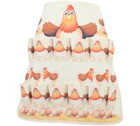 OATIPHO Grembiule in Cotone Lino Multiple Tasche per Raccolta Uova e Piccoli Oggetti, per Uso in Fattoria e Cucina Domestica