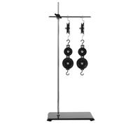 OATIPHO Kit Esperimenti di Fisica Puleggia in Acciaio Inox Carrucola Manuale E Staffa Scienza Kit, Fisica Insegnamento Esperimento, Giocattolo Educativo, Kit e esperimenti di scienze