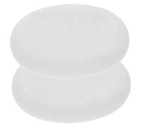 OATIPHO Kit per Pietre per Hot Stone Massage Kit, Pietre Massaggi in Marmo Bianco 2 Pezzi, per Spa e Casa, Facili da Pulire