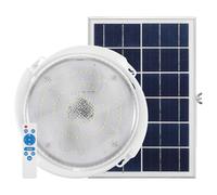 OATIPHO Lampada da Soffitto Solare LED 100W 120 Perle Luminose Plafoniera Rotonda Contemporanea per Interni Luce Solare da Soffitto per Soggiorno Veranda e Cortile Risparmio