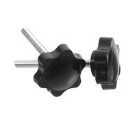 OATIPHO Manopole a Stella di Ricambio per Deambulatore M6 Vite Manuale e Cuscinetto in Gomma, Set Accessori per Attacco Sedile e Regolazione Bracciolo, Compatibili Vari Modelli per Ausili