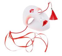 OATIPHO Maschera Integrale in Stile Cinese Decorazione Della Festa Di Halloween Accessori Per Costumi Cosplay Maschera Da Festa White