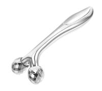 OATIPHO Massaggiatore Viso Strumenti Per La Della Pelle Strumento Di Massaggio Del Punto Di Pressione Massaggiatore Per Collo e Viso Massaggiatore Facciale Argento Addominali