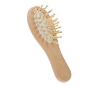 OATIPHO Mini Spazzola Per in Legno Portatile Cuscino Massaggiante Per Capelluto Pettine Districante Piccola Spazzola in Legno Viaggio Antistatica Cura Dei Per Ragazzo Ragazza e Adulti