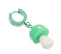 OATIPHO orecchini a fungo Orecchini unici fantastici orecchini da uomo orecchini a cerchio a fungo Le ragazze penzolano gli orecchini accessori per funghi Jewlry di funghi resina Verde