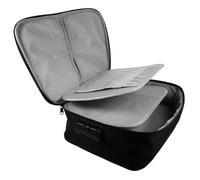 OATIPHO Organizer Capiente per Documenti Combinazione Serratura e a Borsa Porta Oxford Nero Multi-strato Resistente per Uso Quotidiano e Viaggi