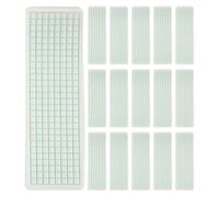OATIPHO Organizzatore per Nastro Washi 60 Pezzi 15x5 Cm Pannello Distributore in Plastica 60 Micron, Porta Nastro Adesivo Portatile per Artigianato, Ufficio e Scuola