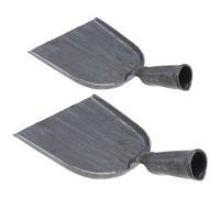 OATIPHO Pale Multifunzionali per Cenere e Carbone in Acciaio Forgiato, Set da 2 Pezzi Manico Foro per Accessori, Utensili Ecologici per Pulizia di Camini e Barbecue, Pratiche e Durevoli