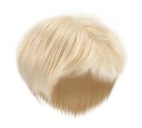 OATIPHO Parrucca Uomo Capelli Veri Corta Copricapo Cosplay Sintetica Senza Odore Parrucca Extension Per Feste e Usi Quotidiani