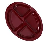 OATIPHO Piatto Diviso per Adulti Base Antiscivolo Resistente al Calore Fuoriuscite per Cena e Alimentazione degli Anziani Facile da Pulire e Mantenere