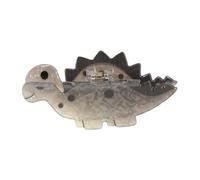 OATIPHO Piccola Forcina Per Dinosauri Fermaglio Forcine Divertenti Forcina Di Dinosauro Tornante Dei Cartoni Animati Adorabili Clip Per Pinza Per Plastica Grigio Chiaro