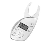 OATIPHO Pinza grassa digitale pinza del tester grasso forniture di misura strumento di misurazione del grasso strumento di misurazione della pinza portatile addominali Argento
