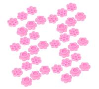 OATIPHO Porta Colla per Extension Ciglia Fiore Rosa 500 Pezzi in Abs Facile da Pulire Compatibile Accessori per Estensione Ciglia per Studi e Procedure Estetiche