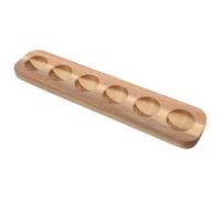 OATIPHO Portauova in Legno Massello 6 Scomparti Vassoio per Uova di Gallina Resistente e Sicuro Porta Uova da Tavolo per Cucina e Conservazione Domestica