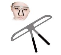 OATIPHO Righello per Sopracciglia Stencil Tre Punti Kit Riutilizzabile per Misurazione e Posizionamento Preciso delle Sopracciglia Strumento per Disegno Facile e Portatile