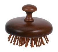 OATIPHO Ring Comb Strumento di massaggio del cuoio capelluto multi doccia setola pettini massaggianti spazzola per lavare i pettine massaggiante Di legno Marrone chiaro
