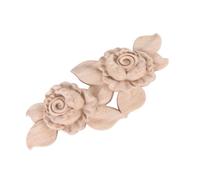 OATIPHO Schegge di Legno per Intaglio a Forma di Rosa Decorazioni in Legno Resistenti e Durevoli Pezzi Artigianali per Decorazioni Fai da Te e Feste come Compleanni e Natale