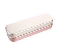 OATIPHO Set 2 Astucci Rigidi in Metallo per Matite e Penne Astuccio Piccolo per Pastelli Rivestimento Scatola per Riporre Penne e Accessori Design Compatto per Uso Scolastico e Ufficio