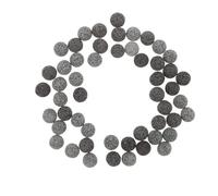 OATIPHO Set 2 Perle Diffusore di Fragranze in Pietra Vulcanica Naturale 12mm, Diffusore Passivo di Oli Essenziali per Auto, Ufficio e Soggiorno, Pietre Aromaterapia Ecologiche