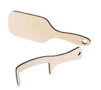 OATIPHO Set 2 Pezzi Pettine Sdentato in Legno Resistente per Uomo Calvo Spazzola Delicata per Cuoio Capelluto Sensibile Regalo Divertente e Originale per Feste e San