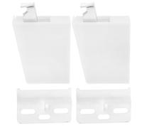 OATIPHO Set 2 Staffe di Supporto Angolari in Metallo Galvanizzato per Montaggio a Parete, Staffa per Pensile da Cucina e Mobili, Fissaggi Robusti per Armadi in Cucina, Camera da Letto