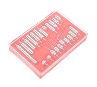 OATIPHO Set 22 Pezzi Punte per Comparatore a Quadrante, Accessori Indicatori Digitali in Metallo, Base Indicatore Magnetico Multifunzionale per Misurazioni di Precisione in Officina