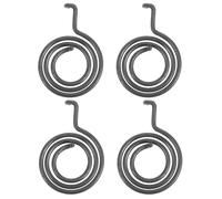 OATIPHO Set 4 Pezzi a Spirale in Ferro per Maniglia Porta Molla di Ritorno Filettata per Ricambio Ferramenta Kit Riparazione Doppio Uso per Porte Seminterrato e Leva