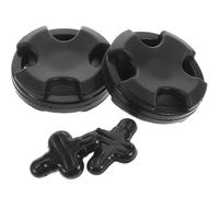 OATIPHO Set di Ammortizzatori per Corde in Gomma Nero Riduzione Vibrazioni e Stabilità Migliorata per Tiro e Caccia Outdoor per Adulti