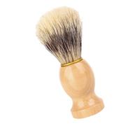 OATIPHO spazzola per barba spazzola per la cura della barba da uomo spazzola per la pulizia Spazzola di setole spazzola per spazzola per baffi criniera Beige
