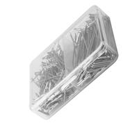 OATIPHO Spilli a T per Parrucche in Metallo Argento 150 Pezzi Ahi di Fissaggio per Testa di Manichino Kit per Realizzazione e Fissaggio Parrucche Formato 38Mm e 51Mm Accessori per Styling