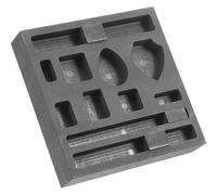 OATIPHO Stampo Lingottiera in Grafite a 11 Fori per Fusione Metalli, Resistente Alte Temperature, Conduttività Termica Elevata, per Fusione Argento, Oro e Ghisa, Uso Artigianale